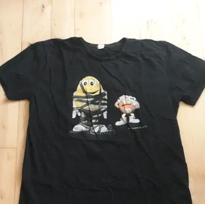 Black m&m t shirt